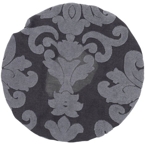 Housse De Tabouret Rond Noir - Bande élastique Antidérapante - Protection Siège Pour Bar, Bureau, Maison