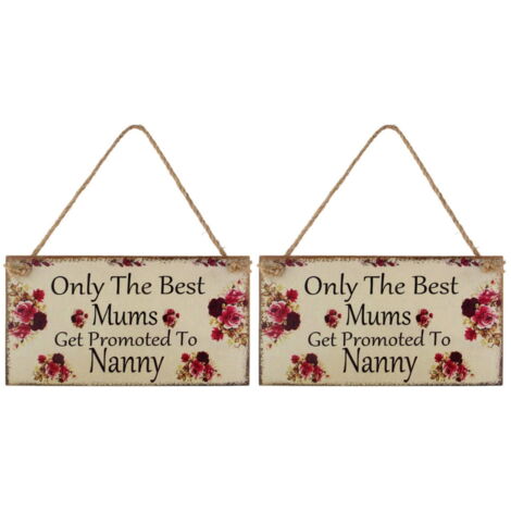 Lot De 2 Panneaux Suspendus Pour La Fête Des Mères, Décorations De