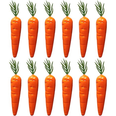 CHGCRAFT 30 Pcs Mini Carottes Artificielles Réalistes En Mousse Pour Décoration