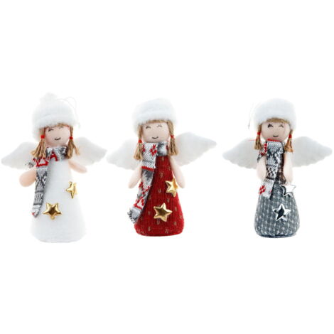 Ancienne Poupée De Noël En Coton - Décoration Vintage Pour Sapin, Fabriquée En Allemagne