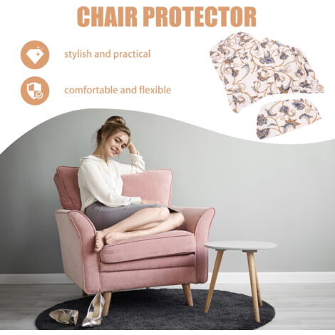 DrmKer Lot de 4 Housses Assise Chaise Elastique Extensible Housse de DrmKer Lot de 4 Housses Assise Chaise Elastique Extensible Housse de