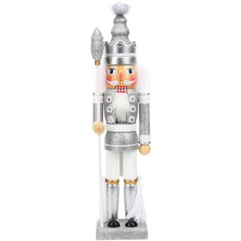 Casse-Noisette En Bois Décoratif Pour Noël - Figurine Traditionnelle Chasseur, 36,5 Cm
