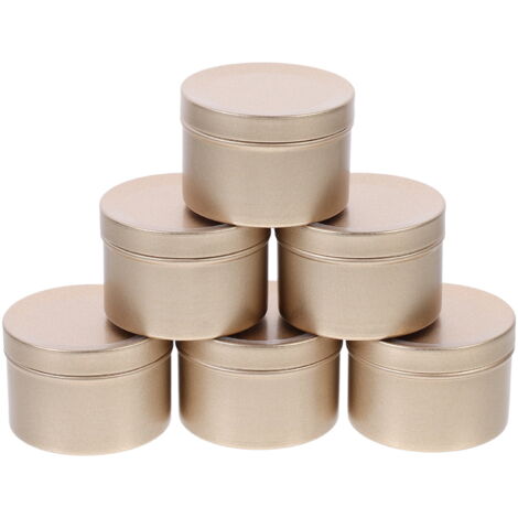 Mini Contenants Voyage Maquillage 24 Pots Aluminium BELICOO Dorés