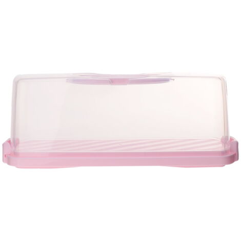 HelloCupcake Boîte De Rangement Portable Pour Gâteaux Et Cupcakes – 28,6 Cm De Diamètre, Dôme Translucide – Idéal Pour Transporter Des Gâteaux, Cupcakes, Cookies, Tartes, Ou Autres Desserts (orange