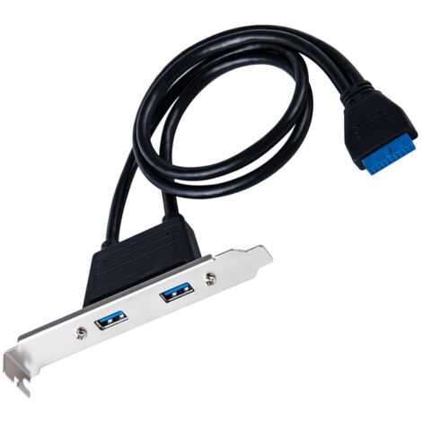 2X(Carte MèRe USB2.0 9Pin Vers TYPE-C A-KEY Convertisseur De Connecteur