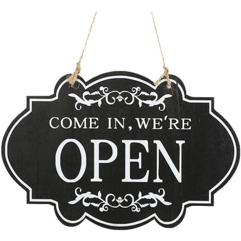 Curseur De Panneau De Porte, Panneau Coulissant Ouvert Et Fermé,Open Signs Indicateur De Porte Coulissante De Confidentialité - Indicateur De Porte De Curseur De Texte Coloré D'affichage De Texte Clai