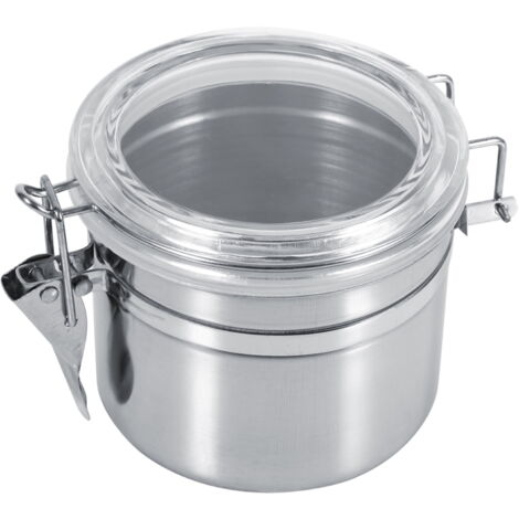 Boîte hermétique en acier inoxydable 304 pour le stockage de grains de café, récipient de