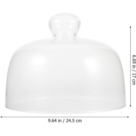 Cloche à Gâteau En Porcelaine Blanche Palazzo INT - Plateau Inclus, Style Campagne