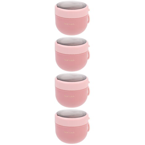 Lot De 4 Pots De Voyage Silicone 30 Ml Anti-Fuite – Sans BPA, TSA Approuvés | Avec Sac + Spatules + Étiquettes