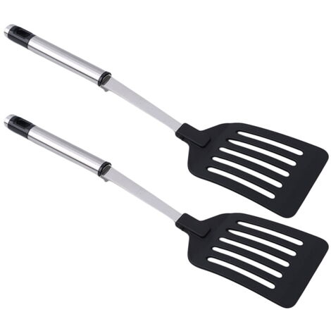 Lot 2 Spatules à Glace Acier Inoxydable - Pelle Plate Et Cuillère Lave-Vaisselle