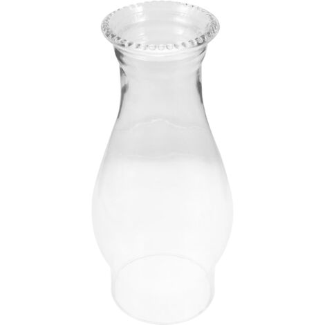 2 Abat-jour En Verre Transparent Pour Lampe Ou Lanterne - Neufs