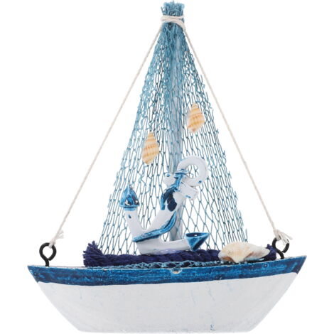 Maquette De Voilier En Bois - Décoration Maritime 34 Cm - Idéal Bureau, Salon, Collection