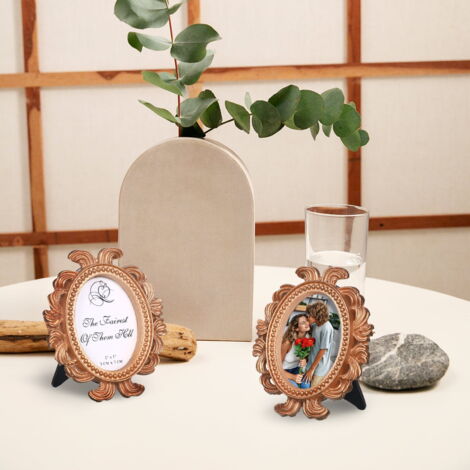 Vintage lot de petits cadres en bois - Décoration