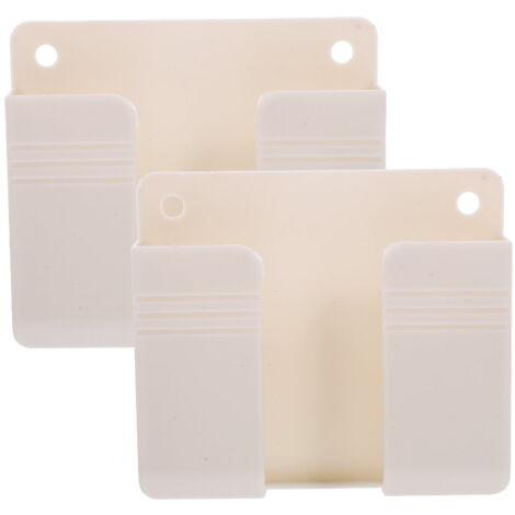 2 Pcs Télécommande Universels Pour Support Mural Abs Support Telecommande Mural Boîte De