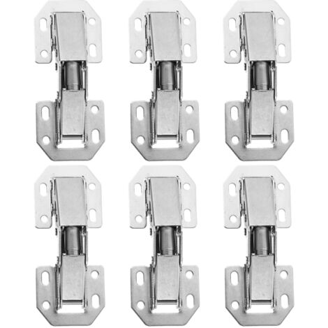 Lot De 4 Charnières En T Robustes Avec Vis De Montage, 100 Mm Galvanisees Pour Portes De Grange Portes En Bois Et Fenetres 97405310