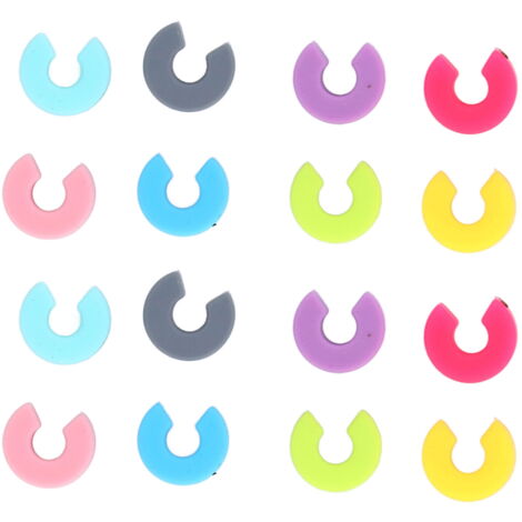 Luvadeyo 24 Pièces Marqueurs De Verre à Vin Marqueurs De Charme De Boisson Colorés Marqueurs De
