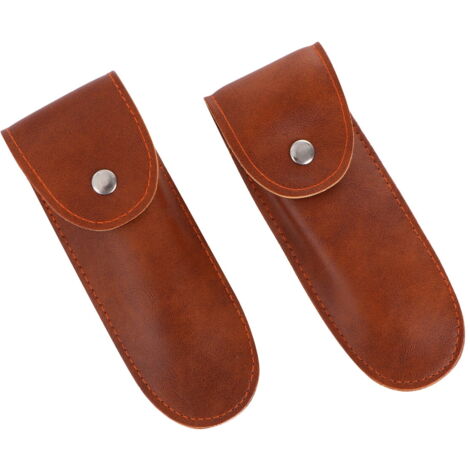 Lot De 2 Décapsuleurs Noirs En Acier Inoxydable - 12,5 Cm, Plat, Poignée PVC, Porte-Clés Intégré - 2