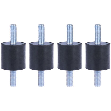 4 Amortisseurs De Vibrations Pour Raquette De Tennis - Silicone Noir - Réduit Les Vibrations