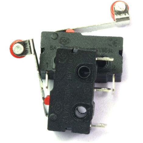 Lot De 10 Micro-Interrupteurs De Fin De Course Avec Levier - Écrous De Levier Miniature UKCOCO Pour Appareils Électroménagers