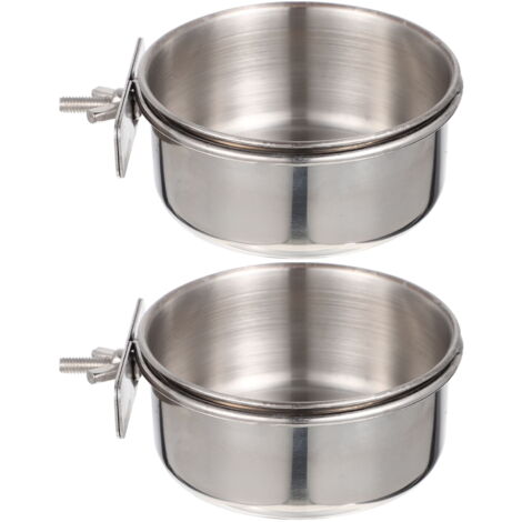 Lot De 6 Pinces Pour Cage à Oiseaux - Pour Perroquet, Légumes, Fruits - Blanc - Pour Perruche, Cacatoès, Aras, Calopsittes, Inséparables, Hamster