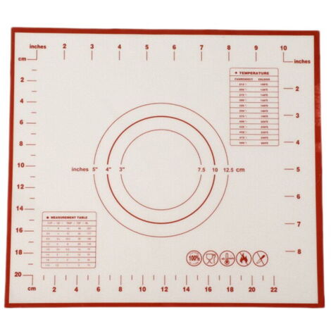 Brand - Tapis à Pâtisserie en Silicone - Grande Taille Tapis de Cuisson