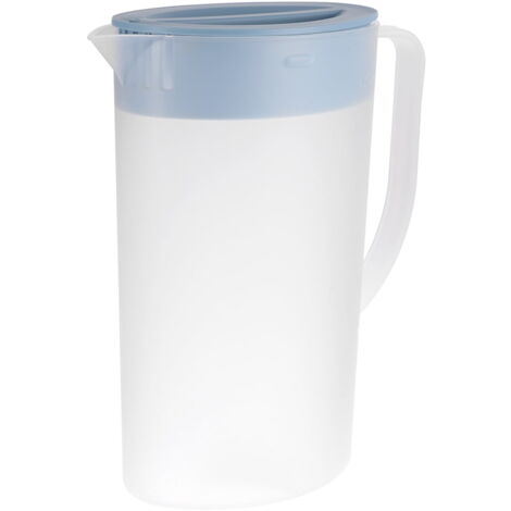 Pichet à Jus 1000ml Bleu En Polycarbonate Résistant à La Chaleur - Bec Verseur Ergonomique Pour Boissons Chaudes Et Froides