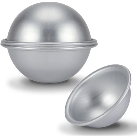 Lot De 12 Mini Moules À Gâteau Hémisphère En Aluminium Demi-Sphère Pour Lot De 12 Mini Moules À Gâteau Hémisphère En Aluminium Demi-Sphère Pour