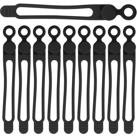 Lot De 10 Colliers De Serrage Jaunes – Longueur 250mm – Pour Fils électriques