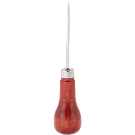 Lot De 3 Outils En Cuir Pour Poinçonnage - Tête Crochet Double Gourde - Couture Artisanale Neuf