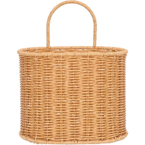 Paniers En Osier Festonné à Suspendre Pour Décoration D'intérieur