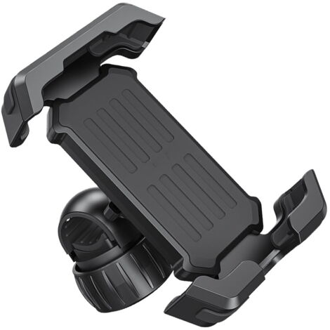 Support Téléphone Universel Pour Vélo, Scooter, Moto – Alu Rouge/argent/noir