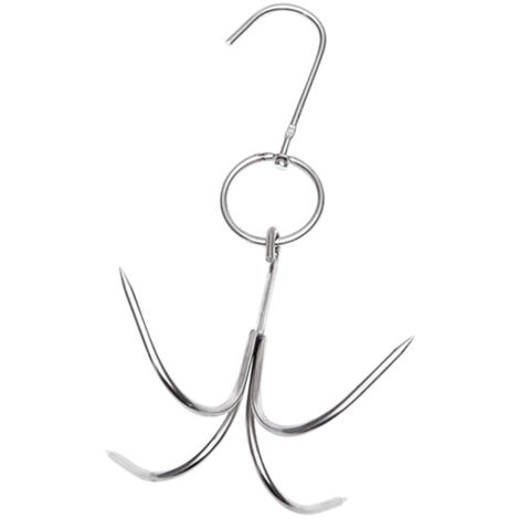 Crochet De Boucher À Double Crochet En Acier Inoxydable Accessoires De
