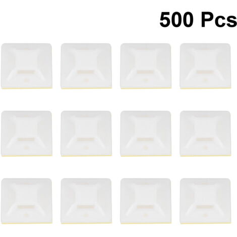 50 Supports Câbles Auto-adhésifs CUVZORA – Nylon, Velcro, Pour Bureau, TV, Câbles De Charge