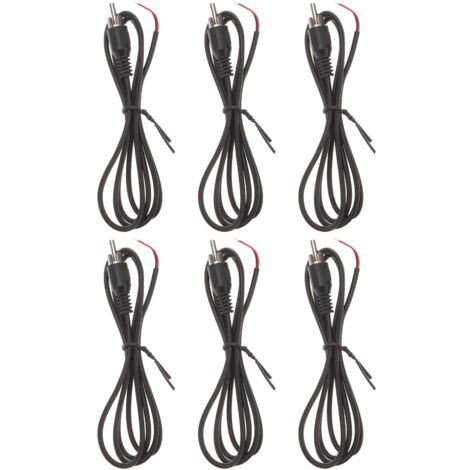 YAODHAOOD Câble Audio TRRRS 3,5 mm Vers Fil Nu - Lot de 5 Pièces pour Réparation de Casque et Microphone