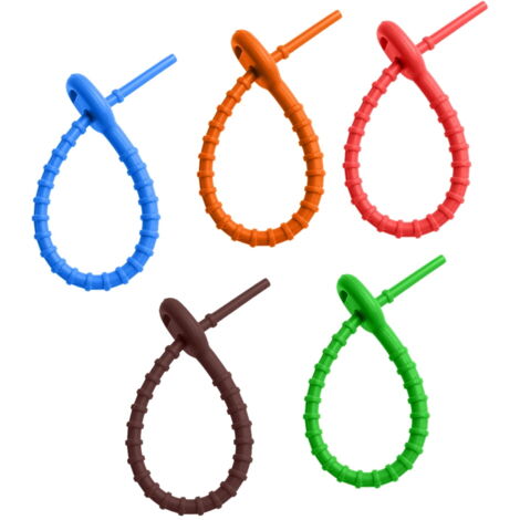 Lot De 10 Serre-câbles à 3 Fentes Pour Gestion Des Câbles Et Support De Rangement Pour Câbles De