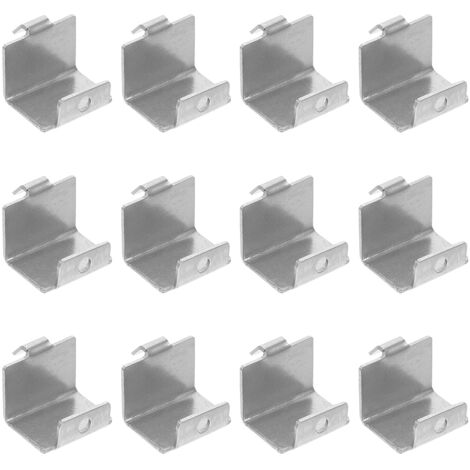 20 Pièces Clips De Support D'étagère Luxshiny - Plastique Blanc, Pour Congélateur Et Réfrigérateur, Organisation Facile - 6