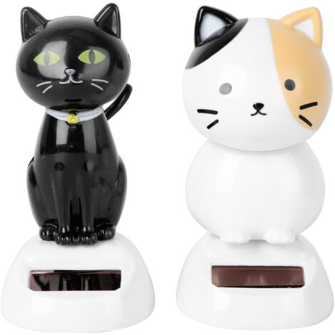 Lot de 20 mini figurines de chat en résine pour micro-paysage de