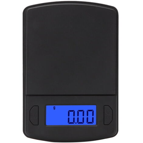 Balance Numérique De Précision 1000 G / 0,1 G - Plateau Acier Inox, écran LCD Rétroéclairé - Pour Bijoux, Pièces, épices