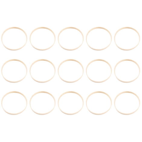 Lot De 2 Anneaux Floraux En Bambou Pour Macramé, Outils De