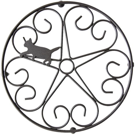 Support de couvercle de casserole de cuisine mural design rotatif avec