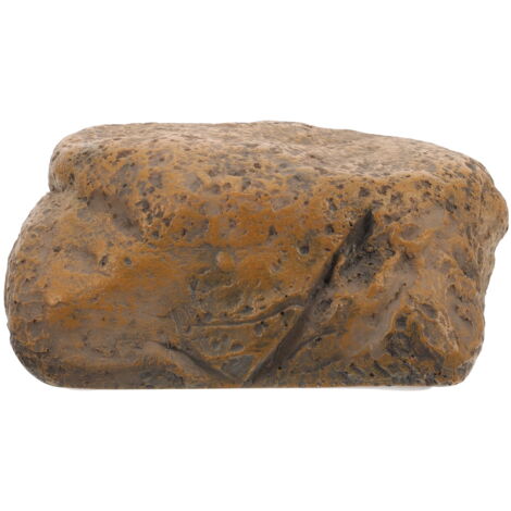 NUOBESTY Boîte à Clés Cache-clés en Faux Décoration Modèle en Pierre Boîte De Rangement Dargent Cacher Une Clé De Voûte Cachette De Branche Faux Cailloux Résine Artificiel Porte-clés