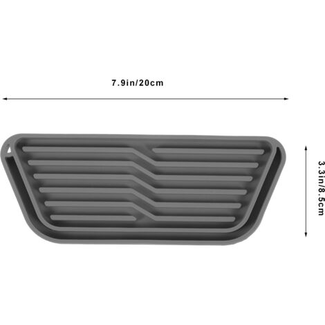 Attrape-Gouttes Silicone Pour Réfrigérateur - Bac Anti-dérapant Réutilisable Pour Distributeur D'Eau