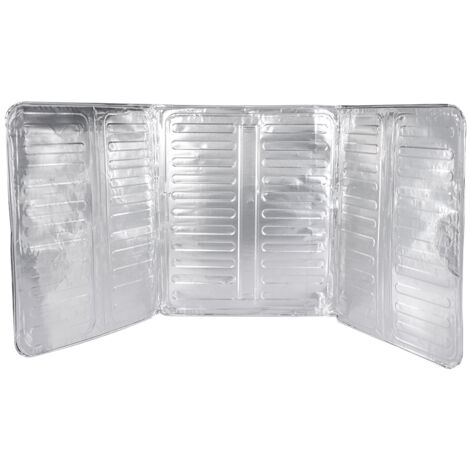 Plaque De Protection Anti-éclaboussures Pour Cuisinière à Gaz - En Feuille D'aluminium - Dimensions 90x50 Cm - Pliable Et Isolante