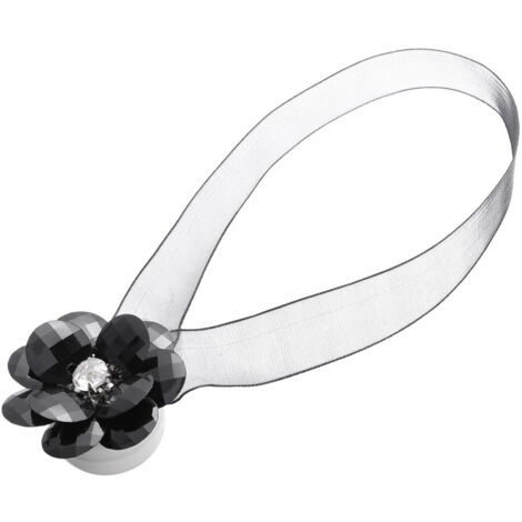 GIVBRO Embrasse De Rideau Magnétique En Cristal - Accessoire Décoratif Argenté Pour Maison Sans Percer