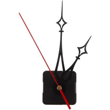 OSALADI Mécanisme D'horloge à Pendule et Aiguilles de l'horloge Certifié, Kit D'horlogerie DIY Plastique, 12 Mm, Filetage 5 Mm, pour Horloge Murale Vintage, Ensemble Complet Aiguilles