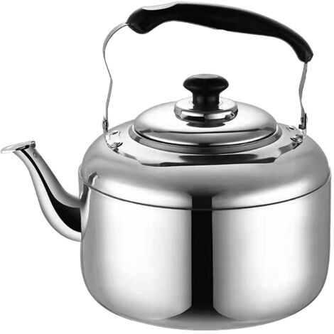 Bouilloire à Thé En Acier Inoxydable 6L - Grande Capacité Pour Cuisinière à Gaz, Induction Et Vitrocéramique