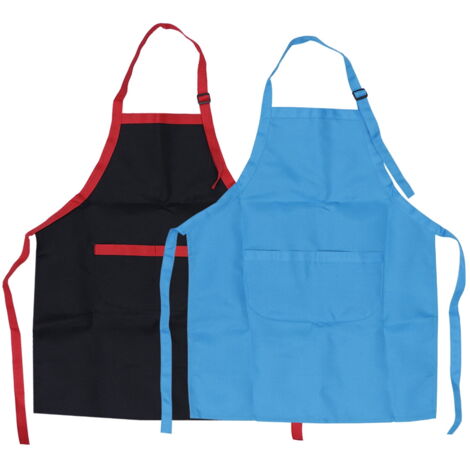 Tablier Avec Poche Pour Adultes Et Enfants - En Coton Et Lin