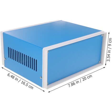 Boîtier Métal Aluminium SC642B Pour Projets électroniques DIY - Noir - Neuf
