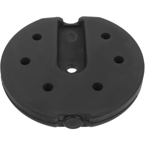 Base De Bloc Lestée Noire, Poids Pour Lampe, Table, Contrepoids En Fer
