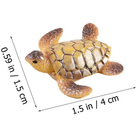 10C42 - Véritables spécimens d'animaux marins en résine, Tortues, Crabes d'étoile de mer, Crabes
